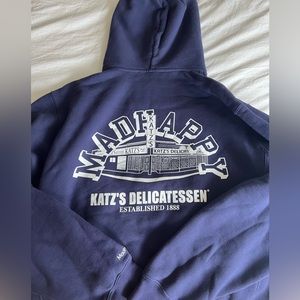 MADHAPPY Katz Deli limited edition sweatshirt. NEVER WORN. TAGS ON. size medium